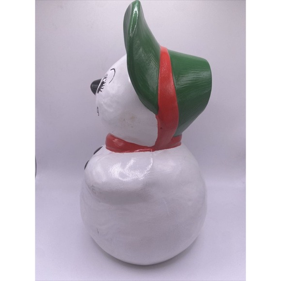 Ceramic Snow woman with Bonnet Vintage Gare Inc 1976 Handpainted Christmas - Picture 4 of 6